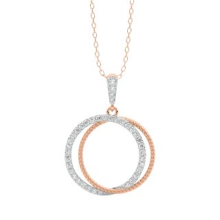 Caleb Round Diamond Office Wear Pendant